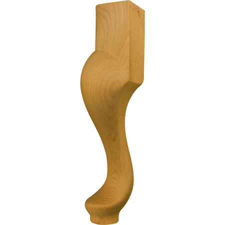 OSBORNE WOOD PRODUCTS 10 x 2 7/8 x 1 7/8 Devonshire Foot in Soft Maple 6100M